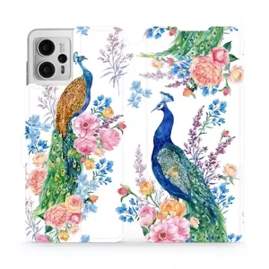 Flipové pouzdro Mobiwear - Motorola Moto G23 - MX08S Pávi