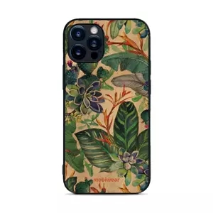 Lesklý kryt Mobiwear Glossy - Apple iPhone 12 Pro - G036G - Sukulenty