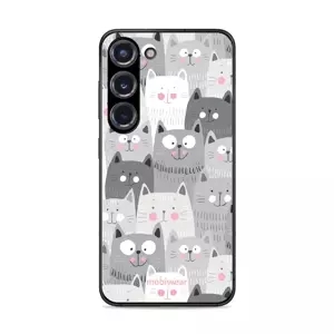 Lesklý kryt Mobiwear Glossy - Samsung Galaxy S23 - G045G - Kočičky
