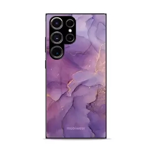Lesklý kryt Mobiwear Glossy - Samsung Galaxy S23 Ultra - G050G - Fialový mramor