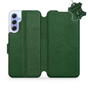 Kožené flip pouzdro Mobiwear - Samsung Galaxy A34 5G - Zelené