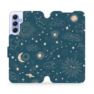 Flipové pouzdro Mobiwear - Samsung Galaxy A34 5G - VP14S Magický vesmír