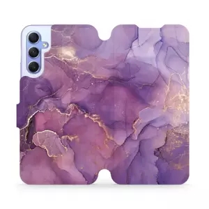 Flipové pouzdro Mobiwear - Samsung Galaxy A34 5G - VP20S Fialový mramor