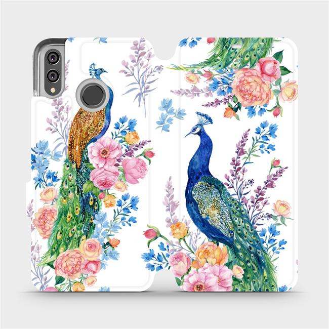 Flipové pouzdro Mobiwear - Honor 8X - MX08S Pávi
