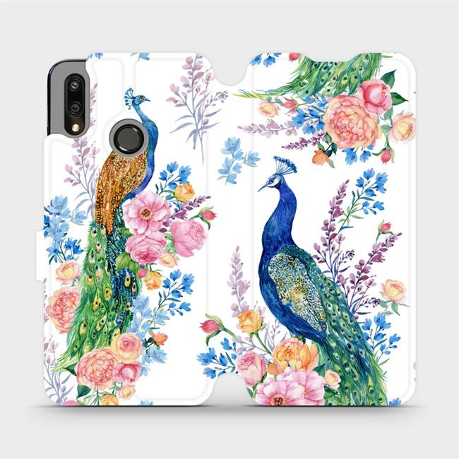 Flipové pouzdro Mobiwear - Huawei P Smart 2019 - MX08S Pávi