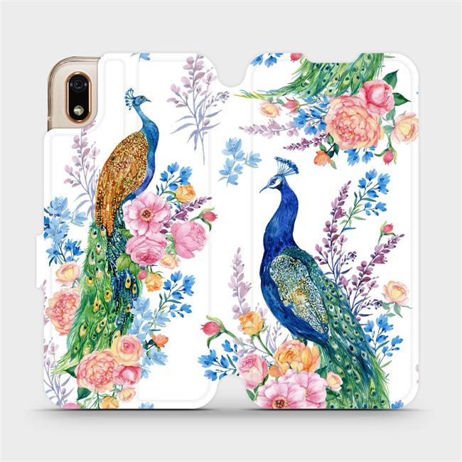 Flipové pouzdro Mobiwear - Huawei Y5 2019 / Honor 8S - MX08S Pávi