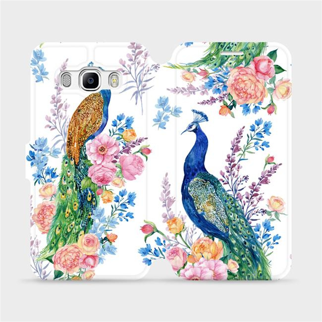 Flipové pouzdro Mobiwear - Samsung Galaxy J5 2016 - MX08S Pávi