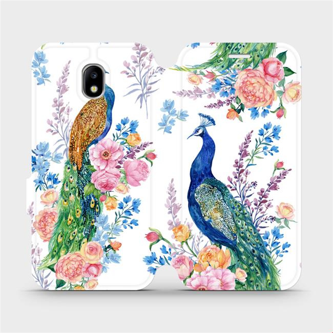 Flipové pouzdro Mobiwear - Samsung Galaxy J5 2017 - MX08S Pávi