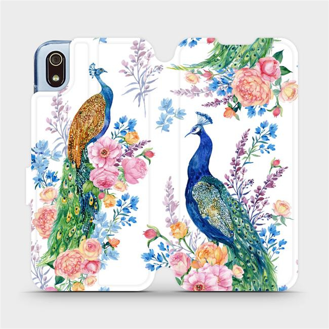 Flipové pouzdro Mobiwear - Xiaomi Redmi 7A - MX08S Pávi
