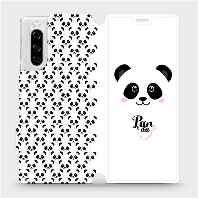 Flipové pouzdro Mobiwear - Sony Xperia 5 - M030P Panda Amálka