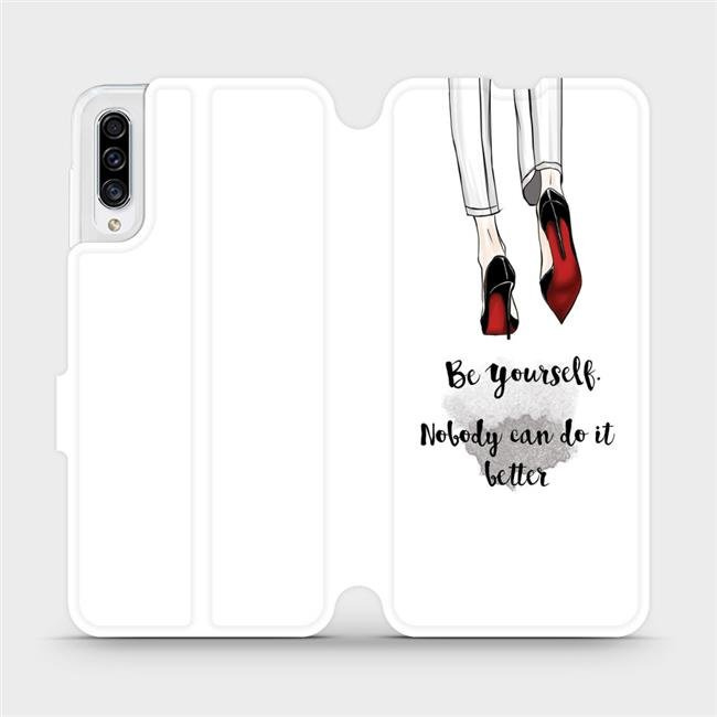 Flipové pouzdro Mobiwear - Samsung Galaxy A30s - M046P Be yourself