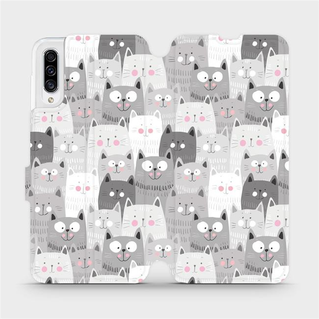 Flipové pouzdro Mobiwear - Samsung Galaxy A30s - M099P Kočičky