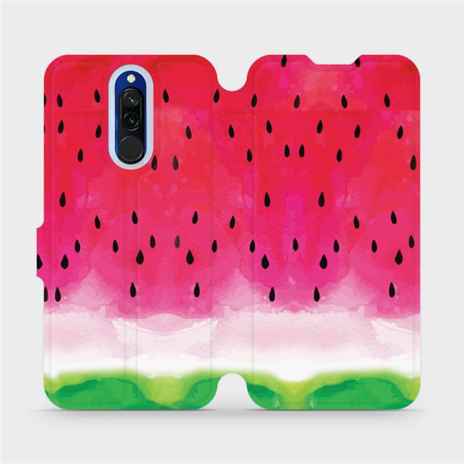 Flipové pouzdro Mobiwear - Xiaomi Redmi 8 - V086S Melounek