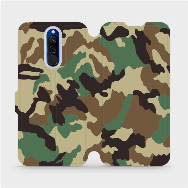 Flipové pouzdro Mobiwear - Xiaomi Redmi 8 - V111P Maskáče