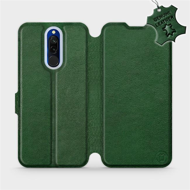 Kožené flip pouzdro Mobiwear - Xiaomi Redmi 8 - Zelené