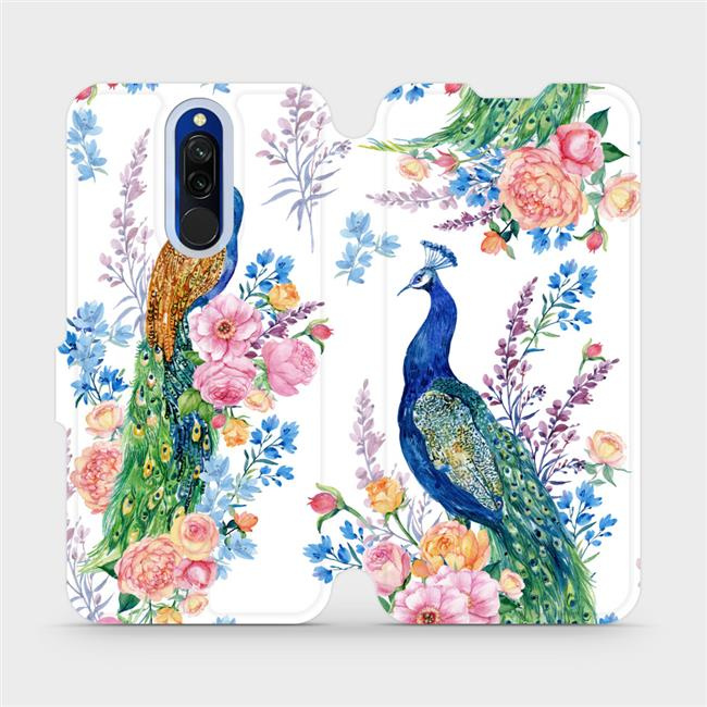 Flipové pouzdro Mobiwear - Xiaomi Redmi 8 - MX08S Pávi