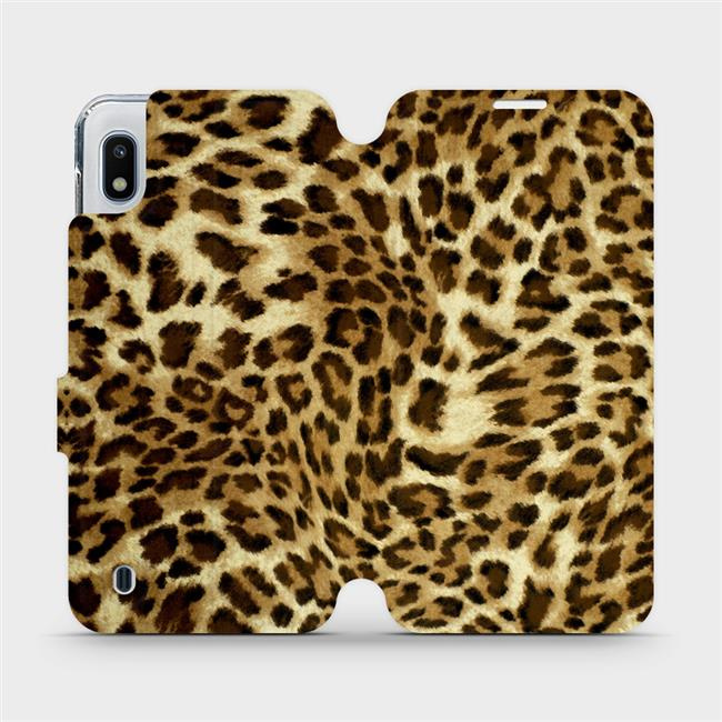 Flipové pouzdro Mobiwear - Samsung Galaxy A10 - VA33P Leopardí vzor