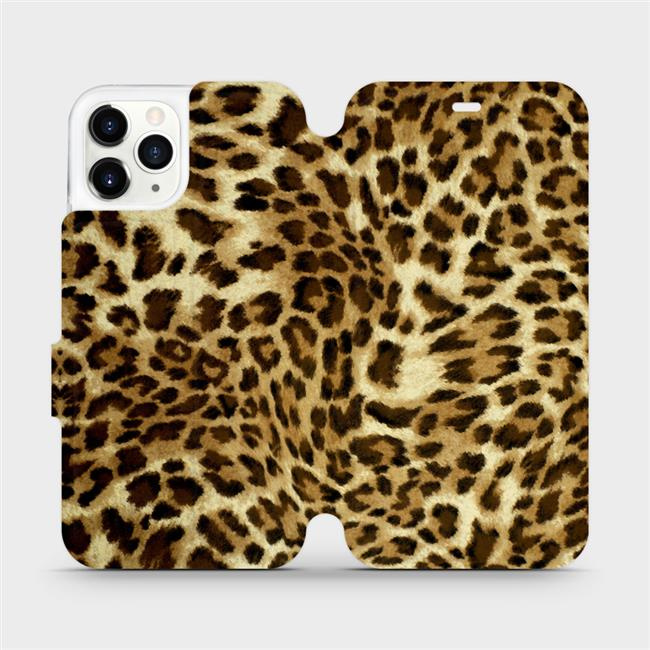 Flipové pouzdro Mobiwear - Apple iPhone 11 Pro - VA33P Leopardí vzor