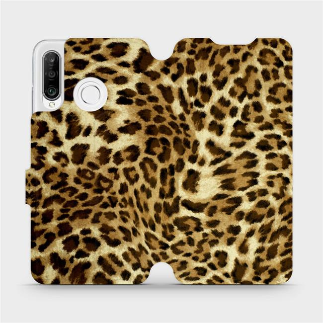 Flipové pouzdro Mobiwear - Huawei P30 Lite - VA33P Leopardí vzor