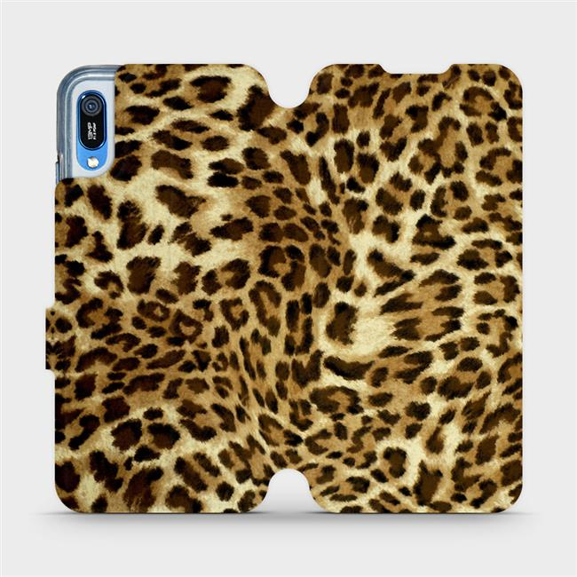 Flipové pouzdro Mobiwear - Huawei Y6 2019 - VA33P Leopardí vzor