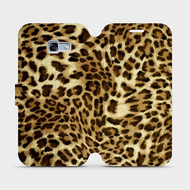 Flipové pouzdro Mobiwear - Samsung Galaxy A5 2017 - VA33P Leopardí vzor