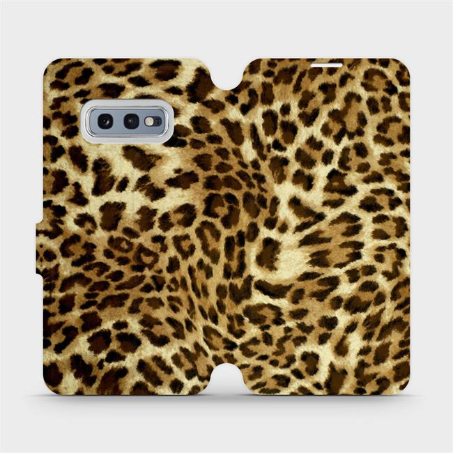 Flipové pouzdro Mobiwear - Samsung Galaxy S10e - VA33P Leopardí vzor
