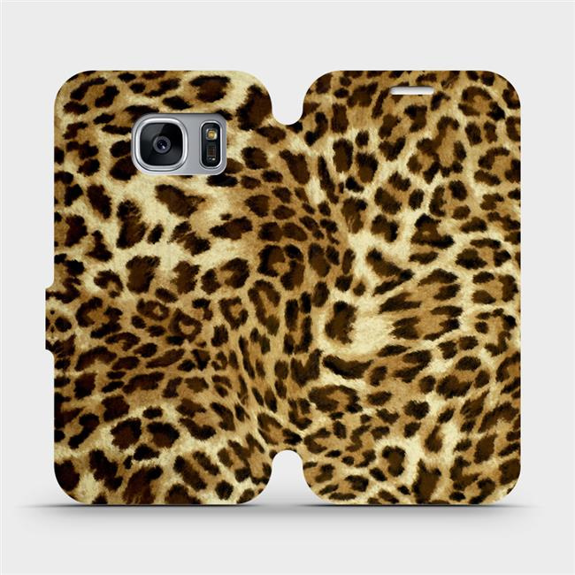 Flipové pouzdro Mobiwear - Samsung Galaxy S7 Edge - VA33P Leopardí vzor