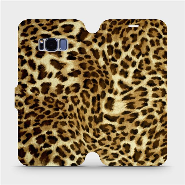 Flipové pouzdro Mobiwear - Samsung Galaxy S8 - VA33P Leopardí vzor