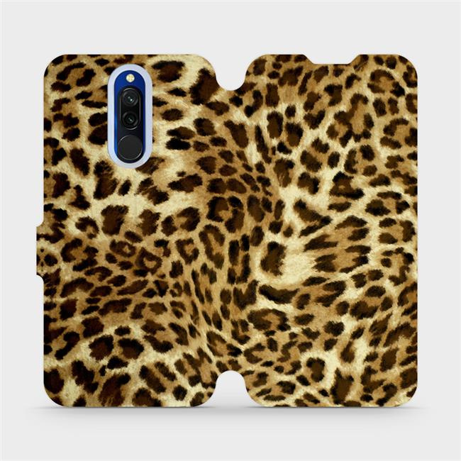 Flipové pouzdro Mobiwear - Xiaomi Redmi 8 - VA33P Leopardí vzor