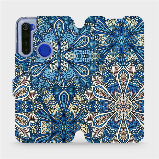 Flipové pouzdro Mobiwear - Xiaomi Redmi Note 8T - V108P Modré mandala květy