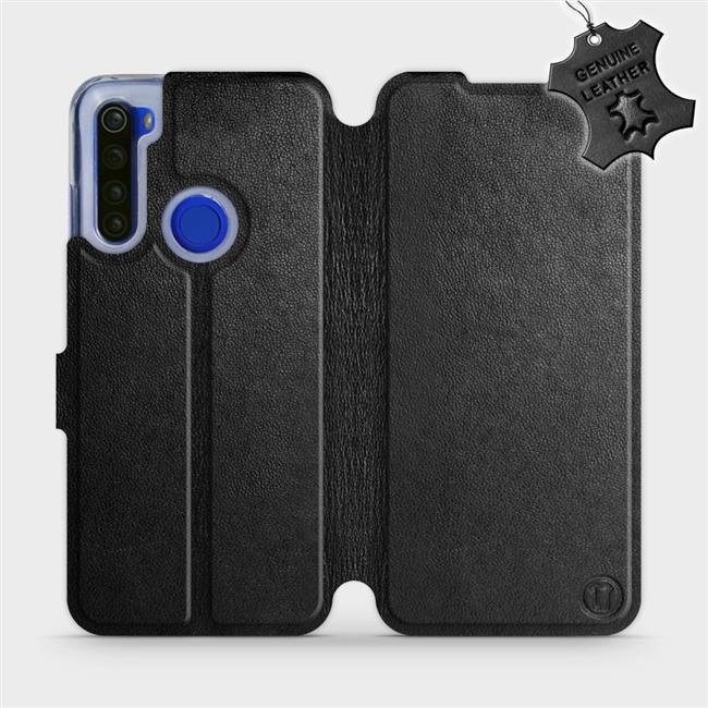 Kožené flip pouzdro Mobiwear - Xiaomi Redmi Note 8T - Černé