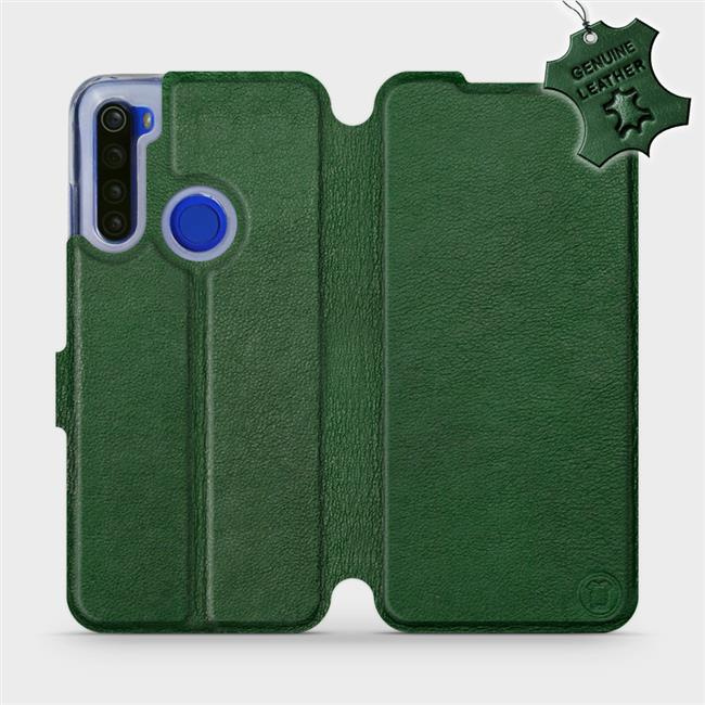 Kožené flip pouzdro Mobiwear - Xiaomi Redmi Note 8T - Zelené