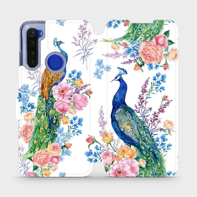 Flipové pouzdro Mobiwear - Xiaomi Redmi Note 8T - MX08S Pávi