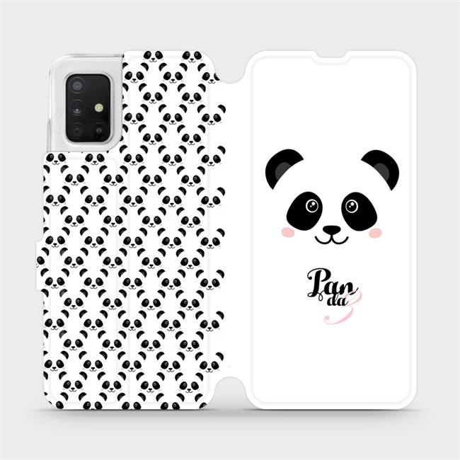 Flipové pouzdro Mobiwear - Samsung Galaxy A51 - M030P Panda Amálka