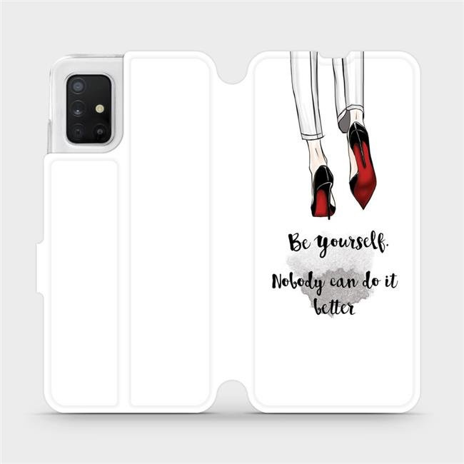 Flipové pouzdro Mobiwear - Samsung Galaxy A51 - M046P Be yourself