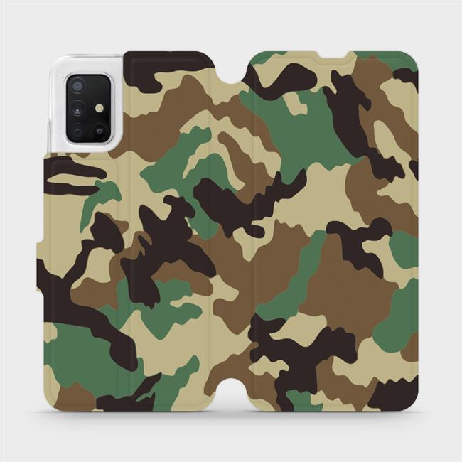 Flipové pouzdro Mobiwear - Samsung Galaxy A51 - V111P Maskáče