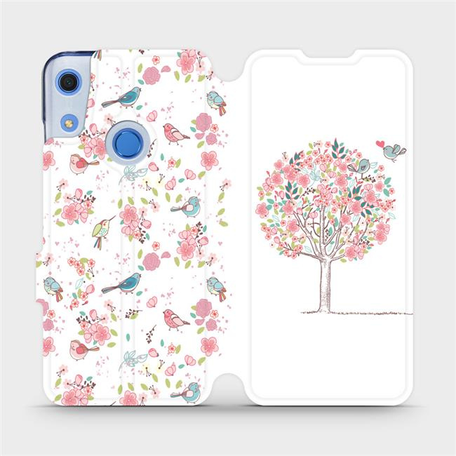Flipové pouzdro Mobiwear - Huawei Y6S / Honor 8A - M120S Strom a ptáčci