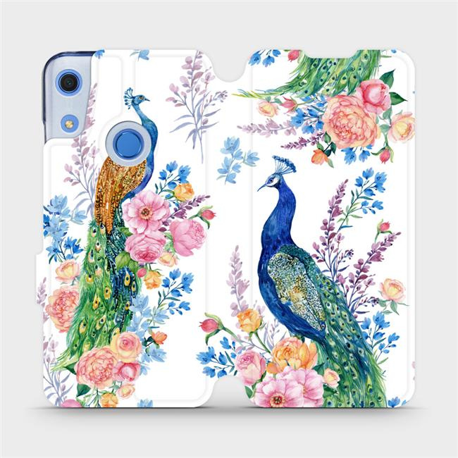 Flipové pouzdro Mobiwear - Huawei Y6S / Honor 8A - MX08S Pávi
