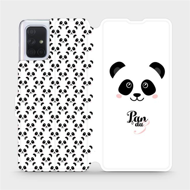 Flipové pouzdro Mobiwear - Samsung Galaxy A71 - M030P Panda Amálka
