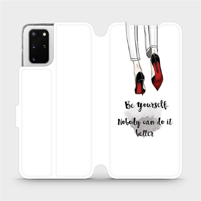Flipové pouzdro Mobiwear - Samsung Galaxy S20 Plus - M046P Be yourself