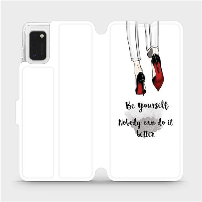Flipové pouzdro Mobiwear - Samsung Galaxy A41 - M046P Be yourself