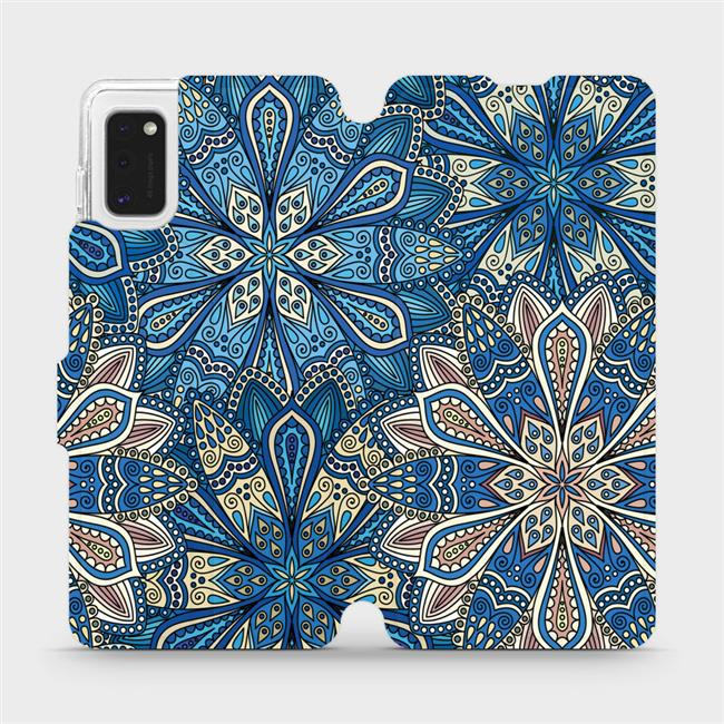 Flipové pouzdro Mobiwear - Samsung Galaxy A41 - V108P Modré mandala květy