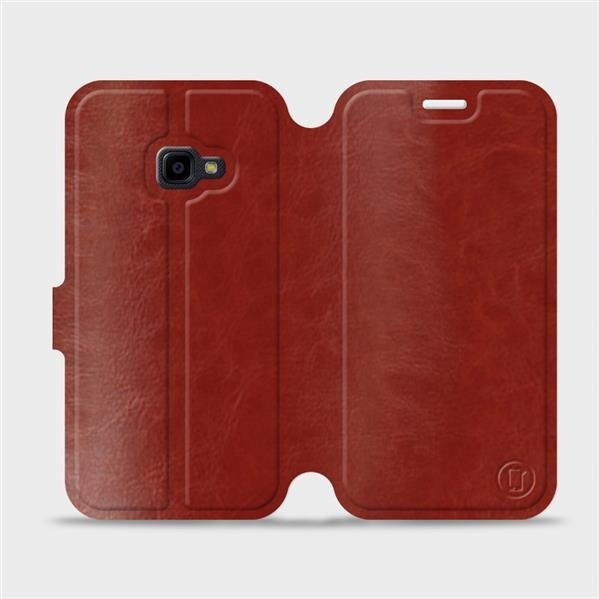 Flipové pouzdro Mobiwear - Samsung Xcover 4 - Hnědé a šedé
