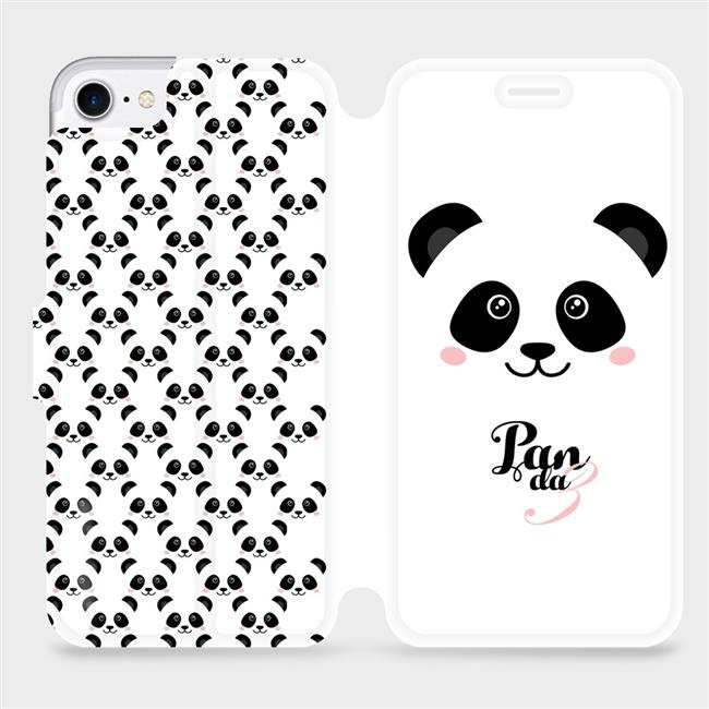 Flipové pouzdro Mobiwear - Apple iPhone SE 2020 / SE 2022 - M030P Panda Amálka