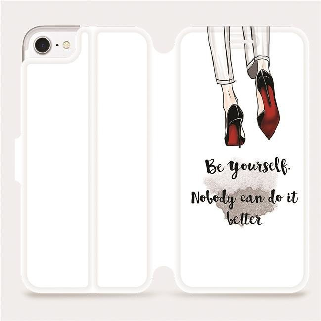 Flipové pouzdro Mobiwear - Apple iPhone SE 2020 / SE 2022 - M046P Be yourself