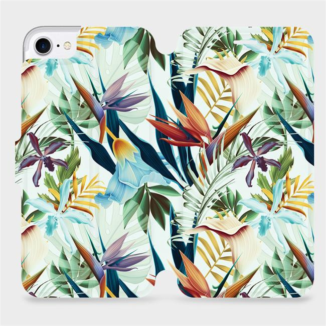 Flipové pouzdro Mobiwear - Apple iPhone SE 2020 / SE 2022 - M071P Flóra
