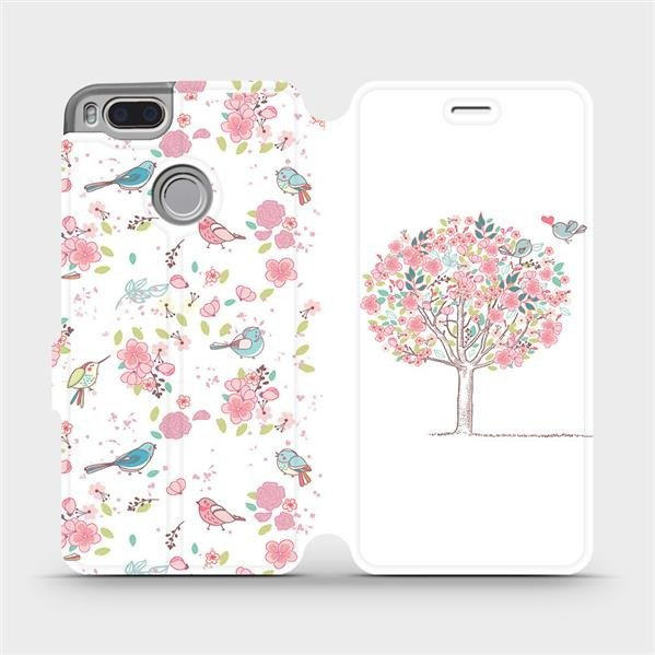Flipové pouzdro Mobiwear - Xiaomi Mi A1 - M120S Strom a ptáčci