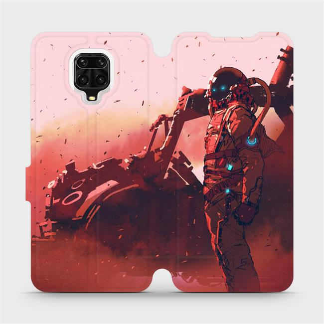 Flipové pouzdro Mobiwear - Xiaomi Redmi Note 9 Pro - MA09S Průzkumník s červeným vozítkem