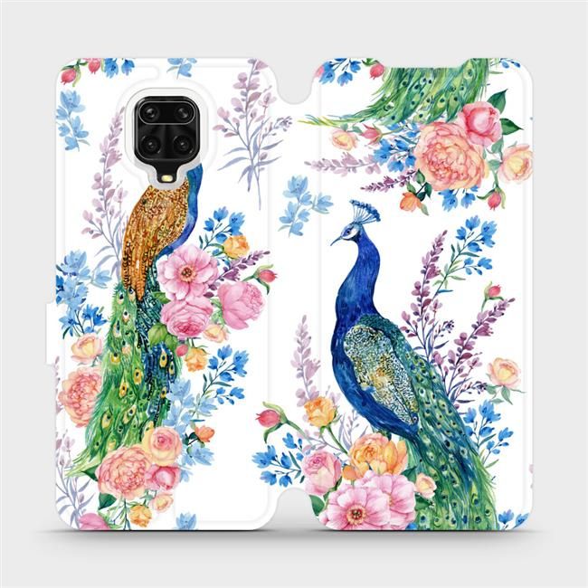 Flipové pouzdro Mobiwear - Xiaomi Redmi Note 9 Pro - MX08S Pávi