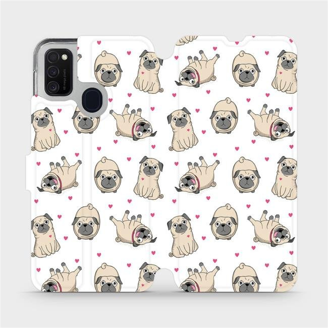 Flipové pouzdro Mobiwear - Samsung Galaxy M21 - M097P Mopsíci